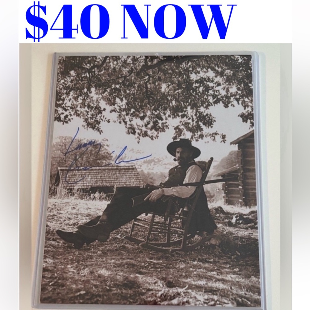 Kevin Costner John Dutton Yellowstone Signed Autograph 8x10 Celebrity Photo